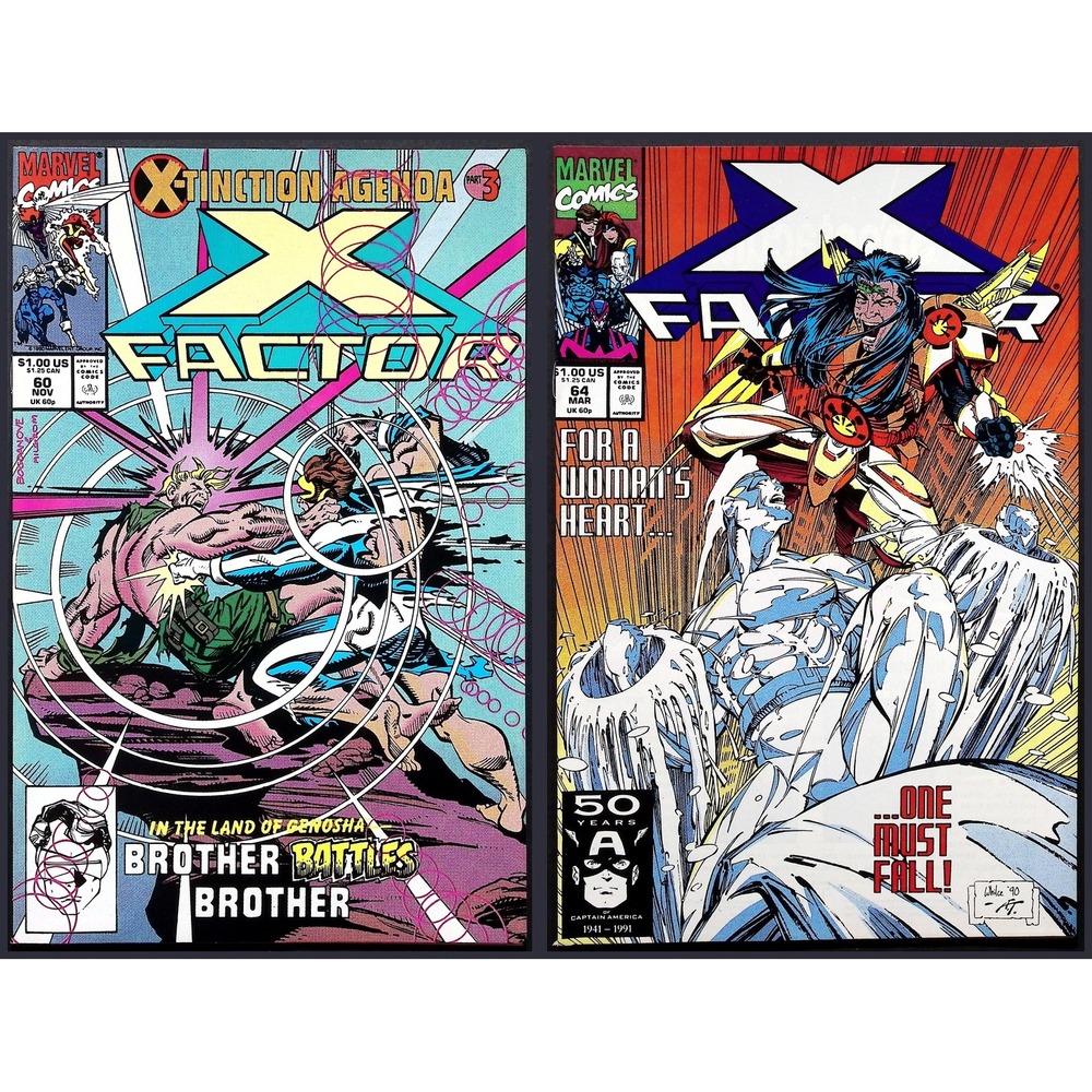 X-Factor 60 X-Tinction Agenda 64 Simonson Final NM‎ 2x Comic Lot Direct